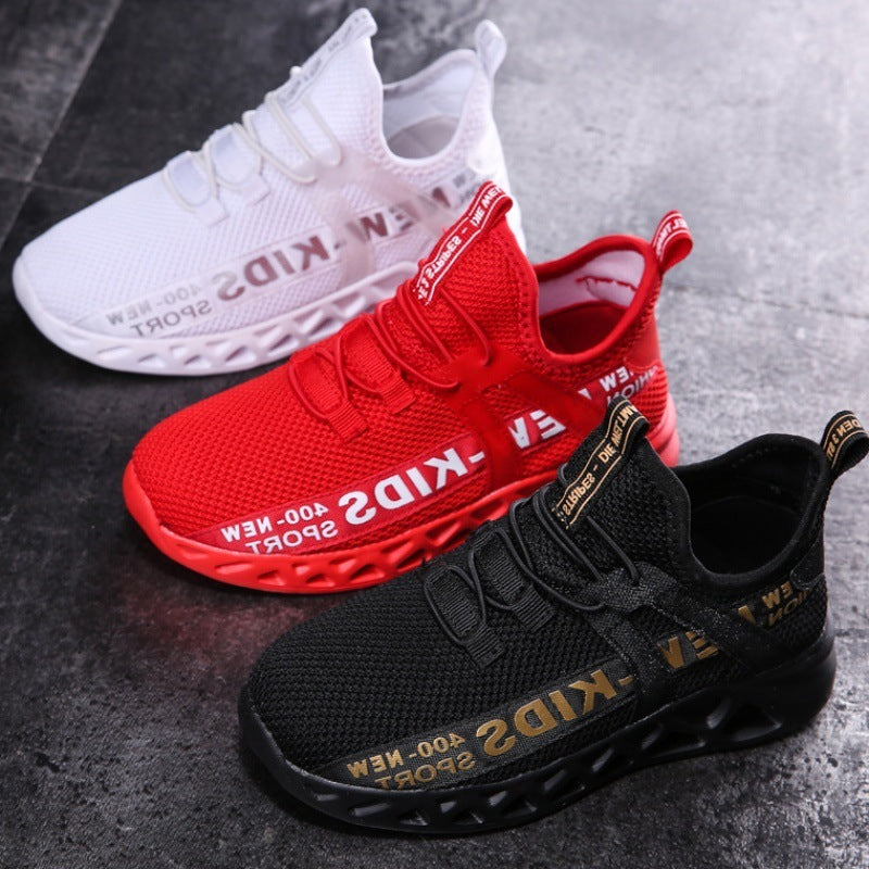 New Mesh Kids  Boys Shoes Non-slip Girls Sneakers
