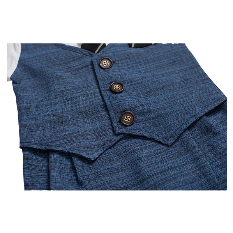 Summer New Baby Boy Jumpsuit Boys Gentleman Baby