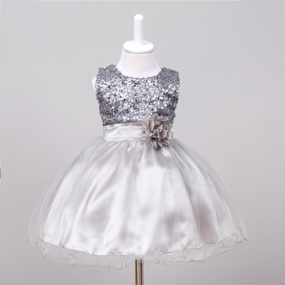 Baby Sequin Dress Flower GirlPrincess Dress