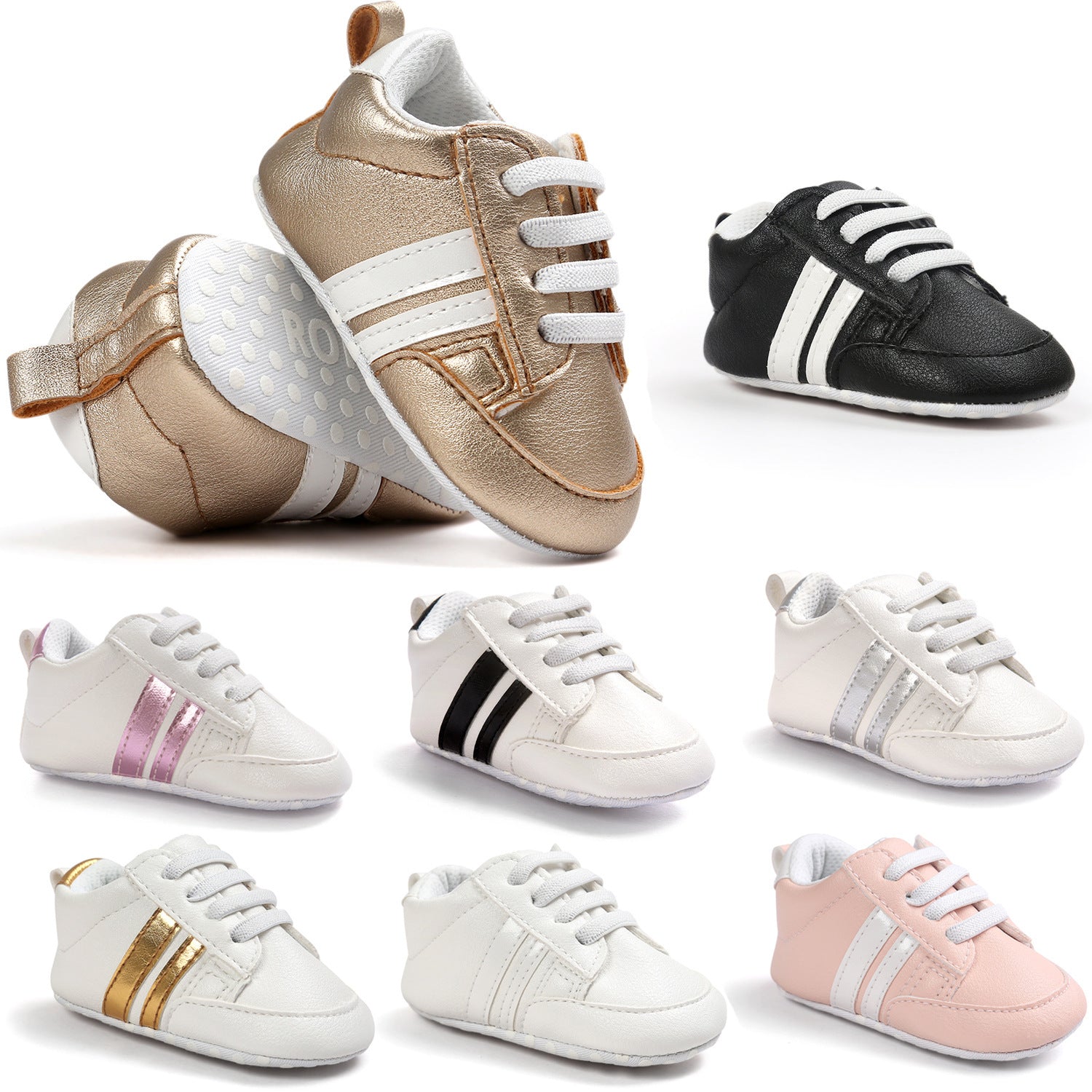 Baby Boy Girl Moccasins Shoes Infant