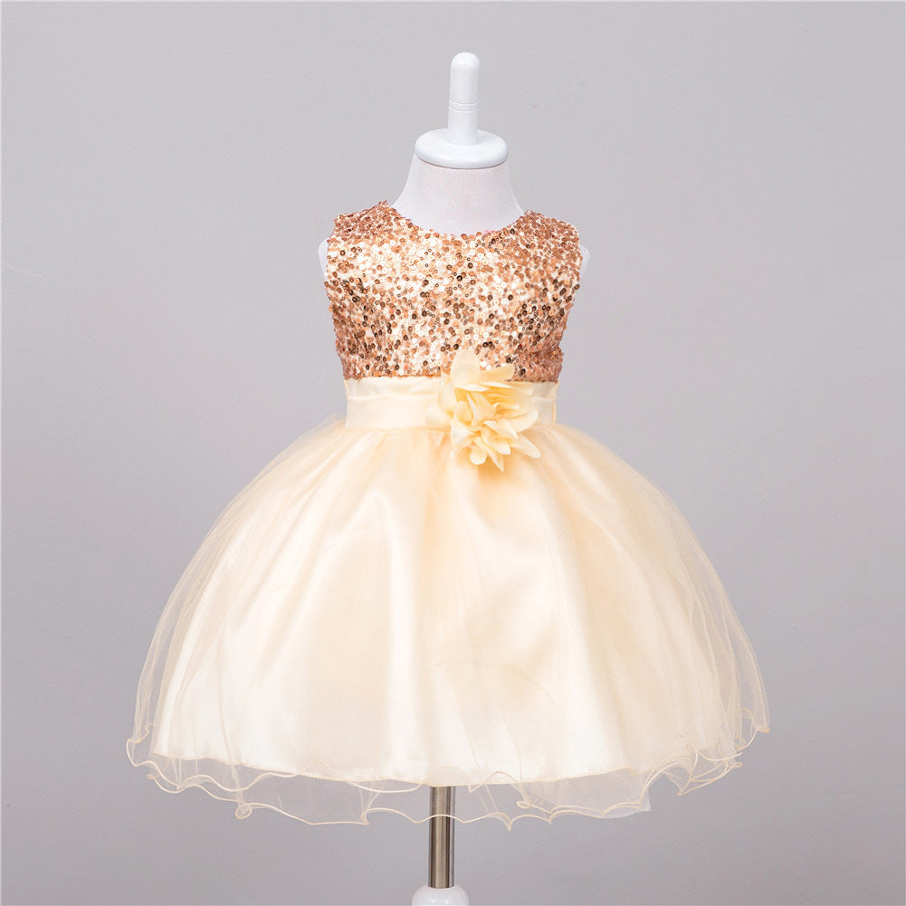 Baby Sequin Dress Flower GirlPrincess Dress