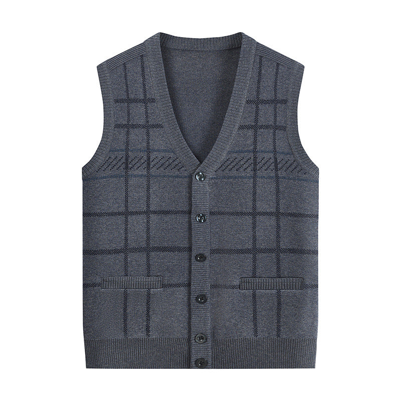 Men's Waistcoat Vest For The Elderly