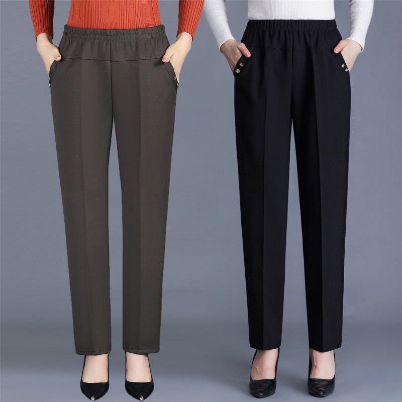 Spring And Autumn Middle-aged Mom Pants