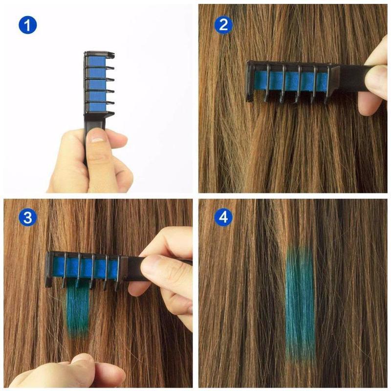 Temporary Mini Disposable Crayons Hair Color