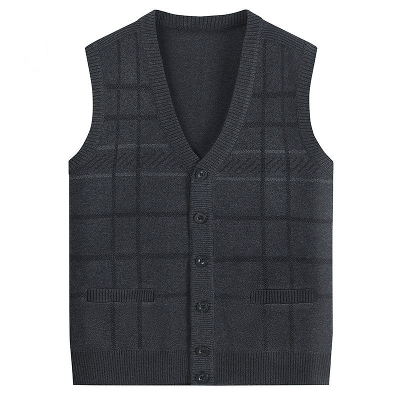 Men's Waistcoat Vest For The Elderly